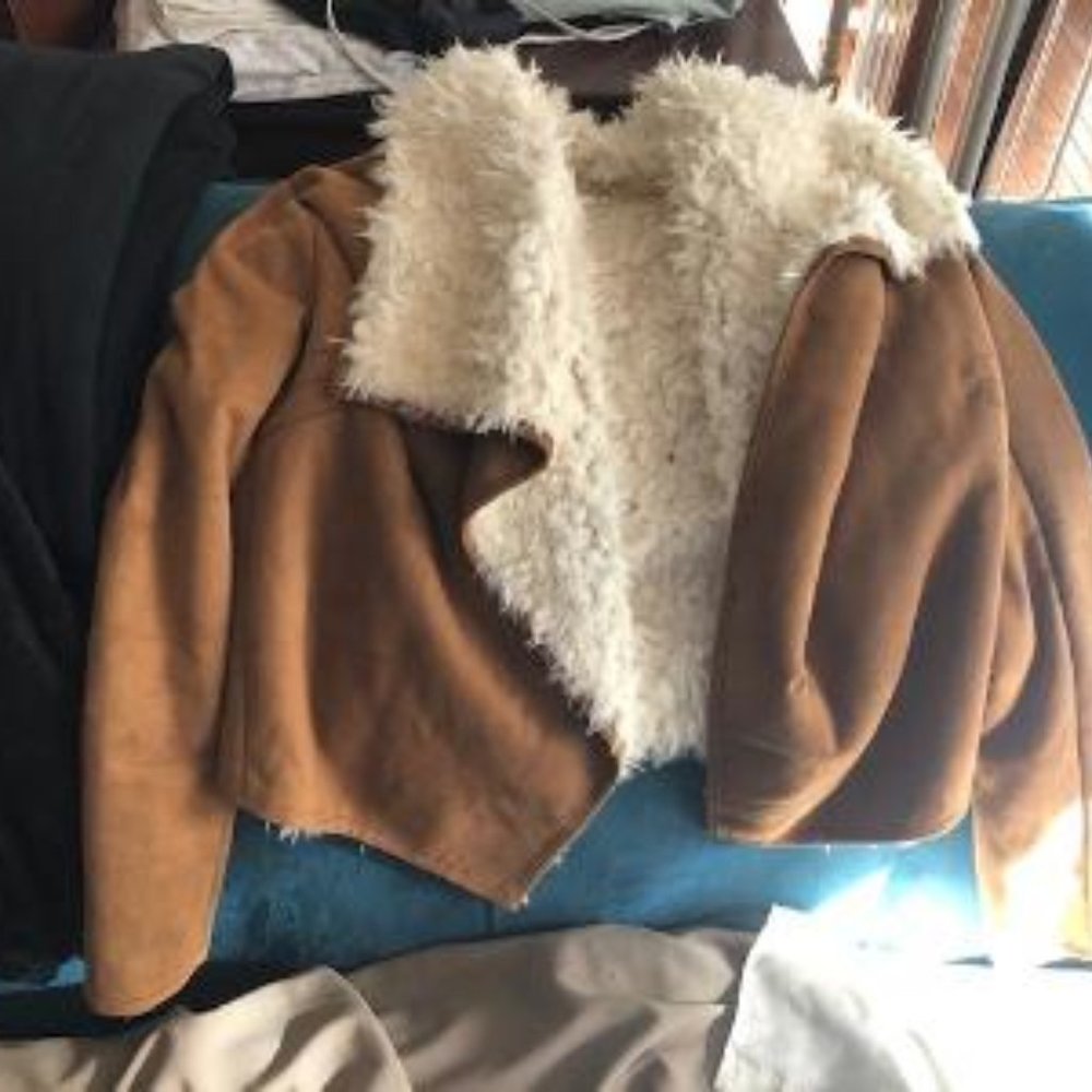 sherling jacket or sweater